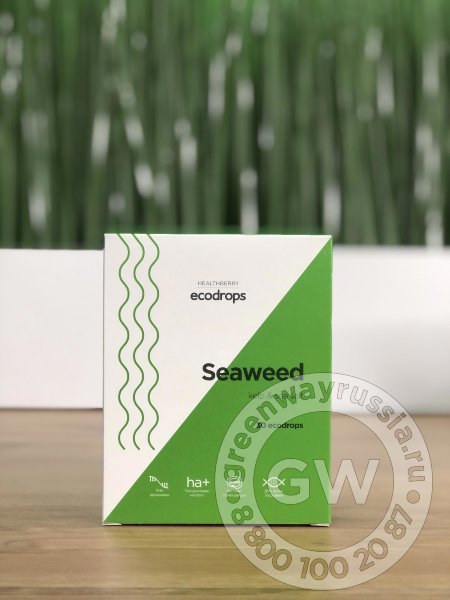 КАРАМЕЛЬ ЛЕДЕНЦОВАЯ HEALTHBERRY ECODROPS SEAWEED, 30 ШТ